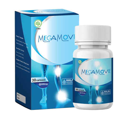 Megamove — suplemen pendukung sendi 30 kapsul alami